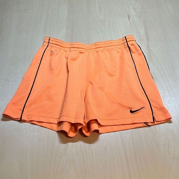 Women’s Nike Dri‎ Fit Activewear Athletic Gym Running Orange Shorts size M - Picture 1 of 5